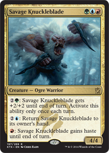 Savage Knuckleblade - Khans of Tarkir