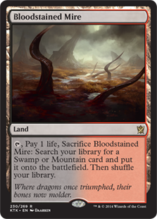 Bloodstained Mire - Khans of Tarkir