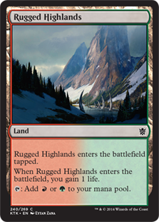 Rugged Highlands - Khans of Tarkir