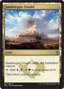 Sandsteppe Citadel - Khans of Tarkir