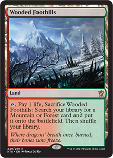 Wooded Foothills - Khans of Tarkir