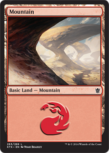 Mountain - Khans of Tarkir