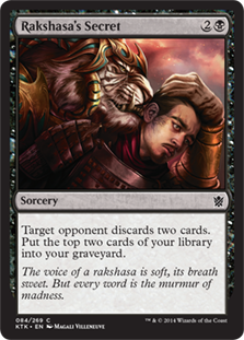 Rakshasa's Secret - Khans of Tarkir