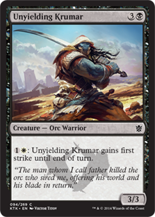 Unyielding Krumar - Khans of Tarkir