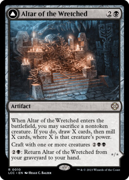 Altar of the Wretched -> Wretched Bonemass - The Lost Caverns of Ixalan Commander