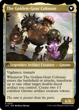 The Golden-Gear Colossus - The Lost Caverns of Ixalan Commander