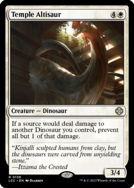 Temple Altisaur - The Lost Caverns of Ixalan Commander