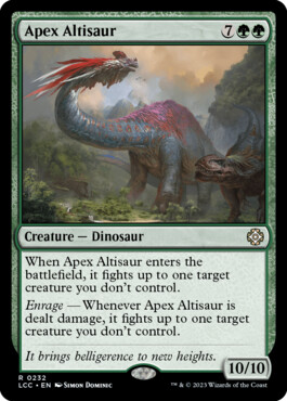 Apex Altisaur - The Lost Caverns of Ixalan Commander