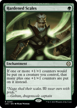 Hardened Scales - The Lost Caverns of Ixalan Commander