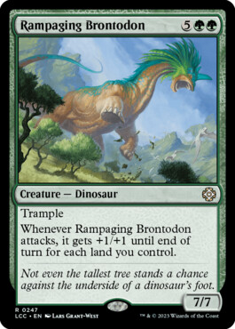 Rampaging Brontodon - The Lost Caverns of Ixalan Commander