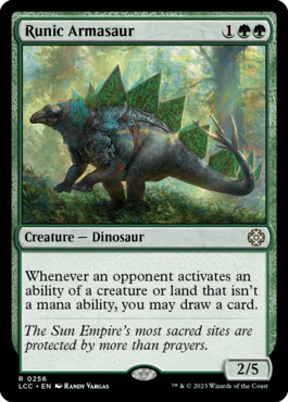 Runic Armasaur - The Lost Caverns of Ixalan Commander