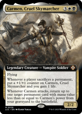 Carmen, Cruel Skymarcher - The Lost Caverns of Ixalan Commander