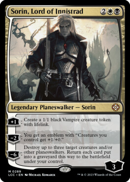 Sorin, Lord of Innistrad - The Lost Caverns of Ixalan Commander