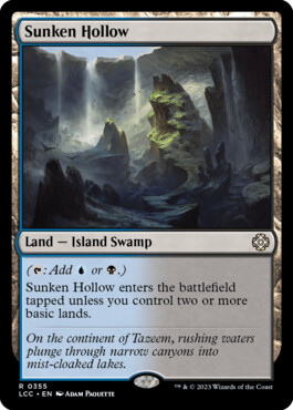 Sunken Hollow - The Lost Caverns of Ixalan Commander