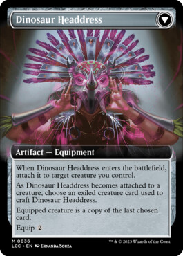 Dinosaur Headdress - The Lost Caverns of Ixalan Commander