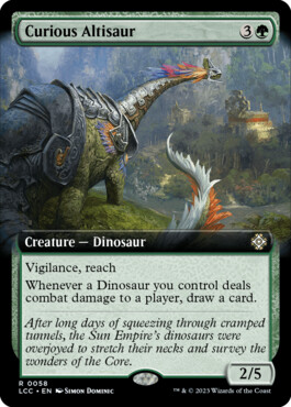 Curious Altisaur - The Lost Caverns of Ixalan Commander