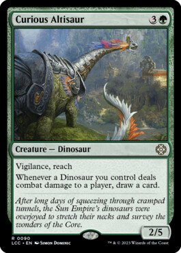 Curious Altisaur - The Lost Caverns of Ixalan Commander