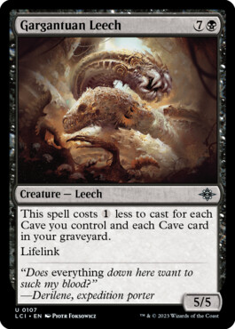 Gargantuan Leech - The Lost Caverns of Ixalan