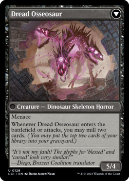 Dread Osseosaur - The Lost Caverns of Ixalan