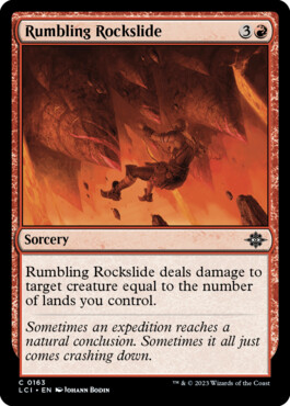 Rumbling Rockslide - The Lost Caverns of Ixalan