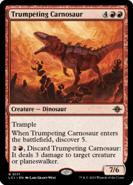 Trumpeting Carnosaur - The Lost Caverns of Ixalan