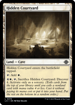 Hidden Courtyard - The Lost Caverns of Ixalan