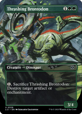 Thrashing Brontodon - The Lost Caverns of Ixalan