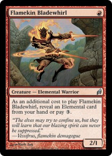 Flamekin Bladewhirl - Lorwyn