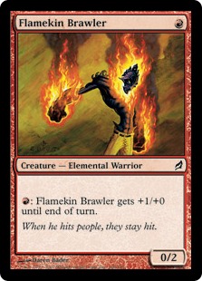 Flamekin Brawler - Lorwyn