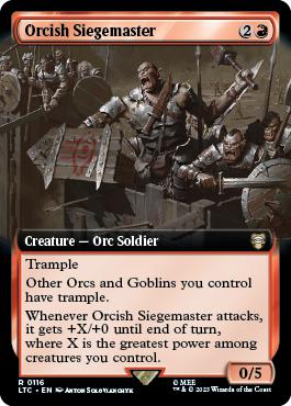 Orcish Siegemaster - The Lord of the Rings: Tales of Middle Earth Commander