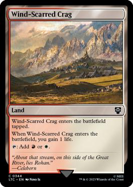 Wind-Scarred Crag - The Lord of the Rings: Tales of Middle Earth Commander