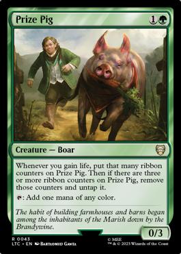 Prize Pig - The Lord of the Rings: Tales of Middle Earth Commander