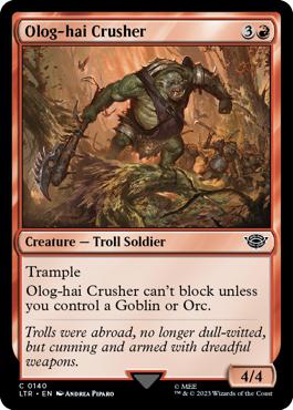 Olog-hai Crusher - The Lord of the Rings: Tales of Middle Earth