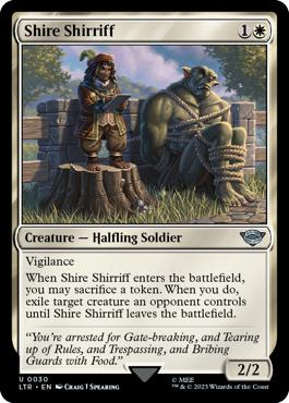 Shire Shirriff - The Lord of the Rings: Tales of Middle Earth