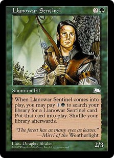 Llanowar Sentinel - Weatherlight