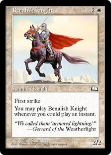Benalish Knight - Weatherlight