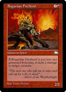 Bogardan Firefiend - Weatherlight