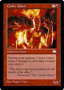 Cinder Giant - Weatherlight