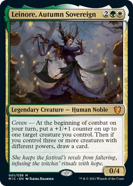 Leinore, Autumn Sovereign - Innistrad: Midnight Hunt Commander