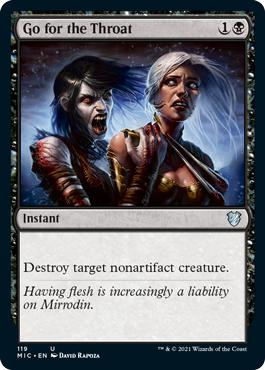 Go for the Throat - Innistrad: Midnight Hunt Commander