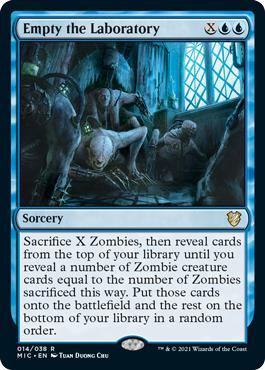 Empty the Laboratory - Innistrad: Midnight Hunt Commander