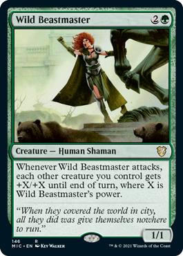 Wild Beastmaster - Innistrad: Midnight Hunt Commander