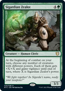 Sigardian Zealot - Innistrad: Midnight Hunt Commander