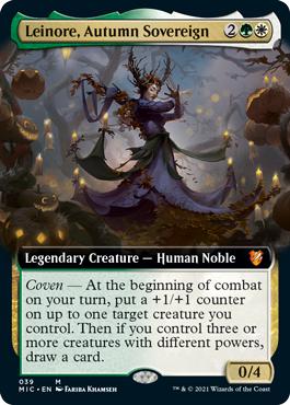 Leinore, Autumn Sovereign - Innistrad: Midnight Hunt Commander