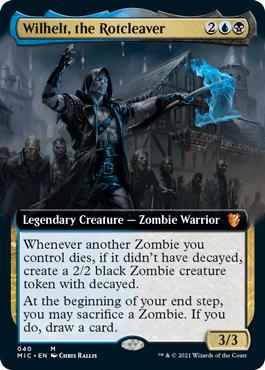 Wilhelt, the Rotcleaver - Innistrad: Midnight Hunt Commander