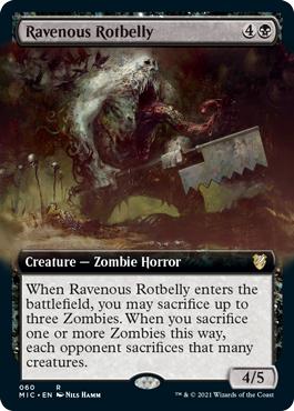 Ravenous Rotbelly - Innistrad: Midnight Hunt Commander