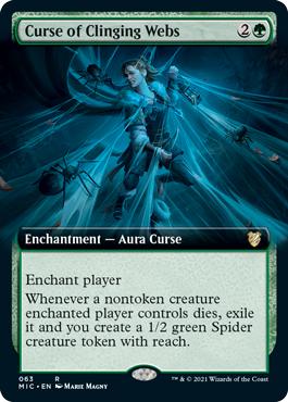 Curse of Clinging Webs - Innistrad: Midnight Hunt Commander