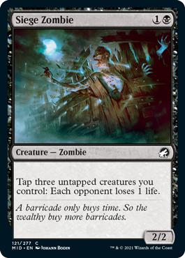 Siege Zombie - Innistrad: Midnight Hunt