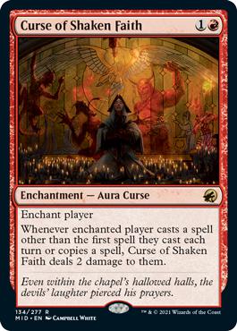 Curse of Shaken Faith - Innistrad: Midnight Hunt