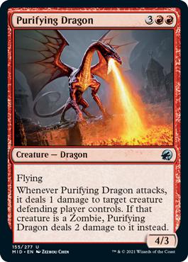 Purifying Dragon - Innistrad: Midnight Hunt